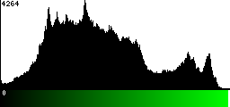 Green Histogram
