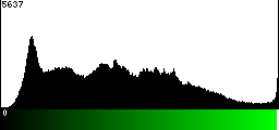 Green Histogram