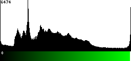 Green Histogram