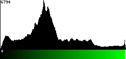 Green Histogram