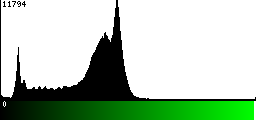 Green Histogram