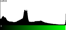 Green Histogram
