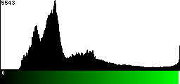 Green Histogram