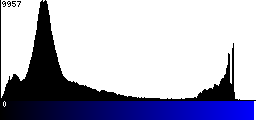 Blue Histogram