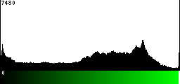 Green Histogram