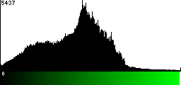 Green Histogram