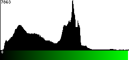 Green Histogram