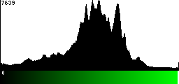Green Histogram