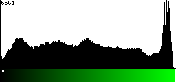 Green Histogram