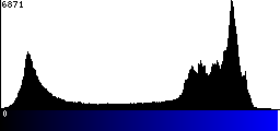 Blue Histogram