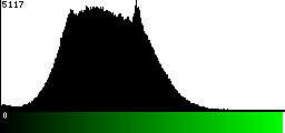 Green Histogram