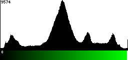 Green Histogram