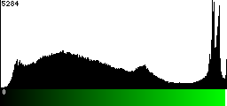 Green Histogram