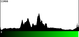 Green Histogram