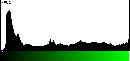 Green Histogram