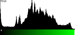 Green Histogram