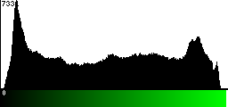 Green Histogram