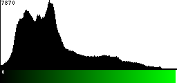Green Histogram
