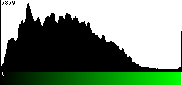 Green Histogram