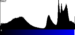Blue Histogram