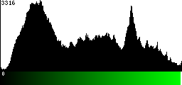Green Histogram
