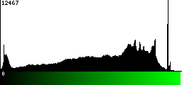 Green Histogram