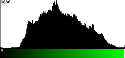 Green Histogram