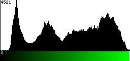 Green Histogram