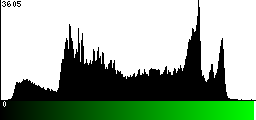 Green Histogram