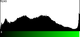 Green Histogram