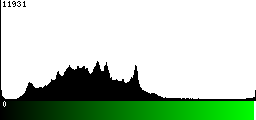 Green Histogram