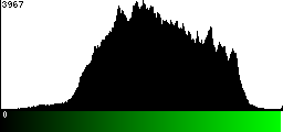 Green Histogram