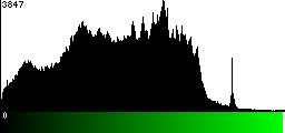 Green Histogram