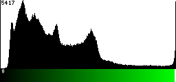 Green Histogram