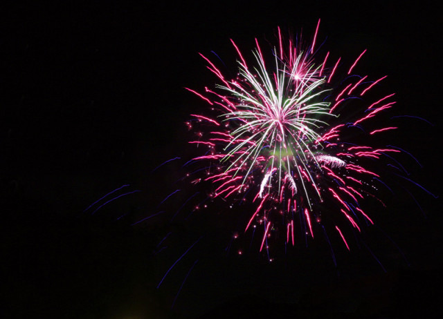 My first fireworks