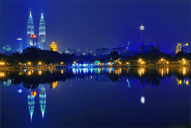 Petronas in Blue