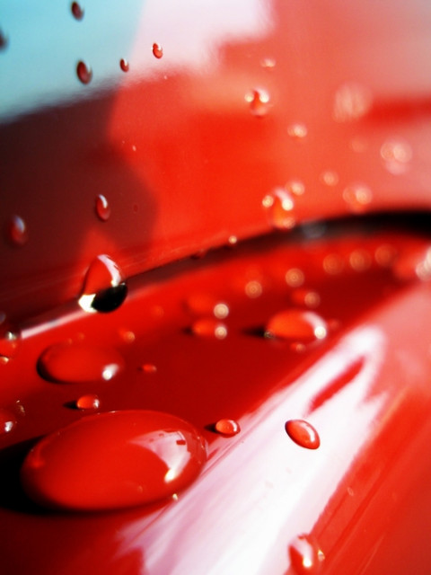 Bubble on the red..,