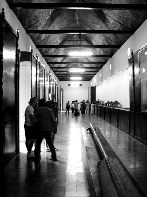 at the museum
