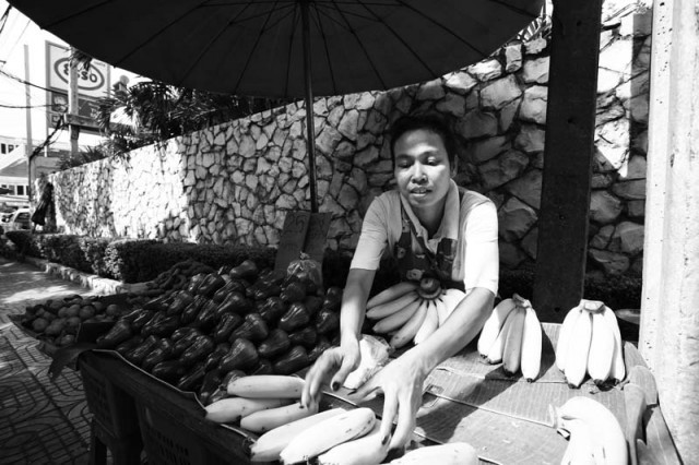 pedagang buah