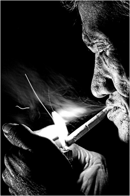 Old Man & Cigarette