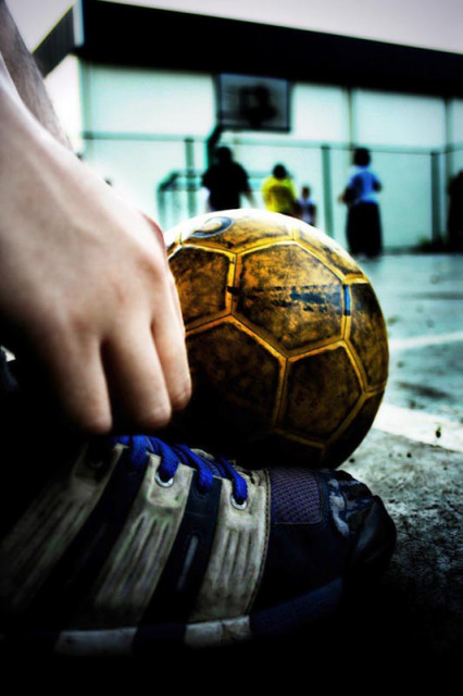 behind the ball