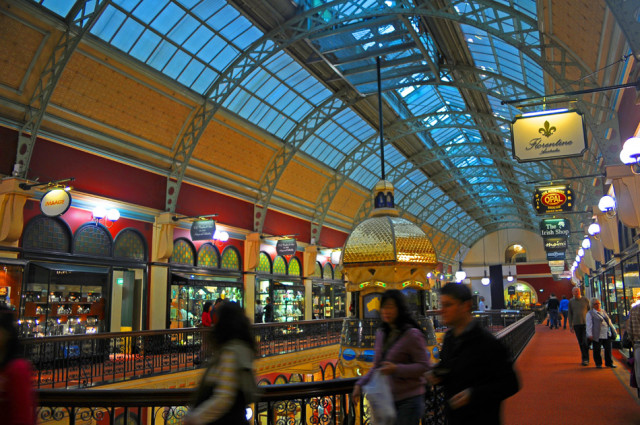 Shopping at QVB