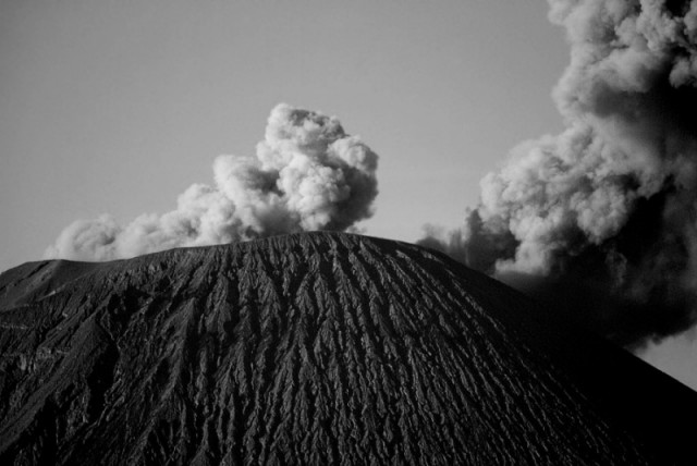 Mt. Semeru - an active volcano