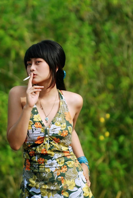 meiga - smoking area