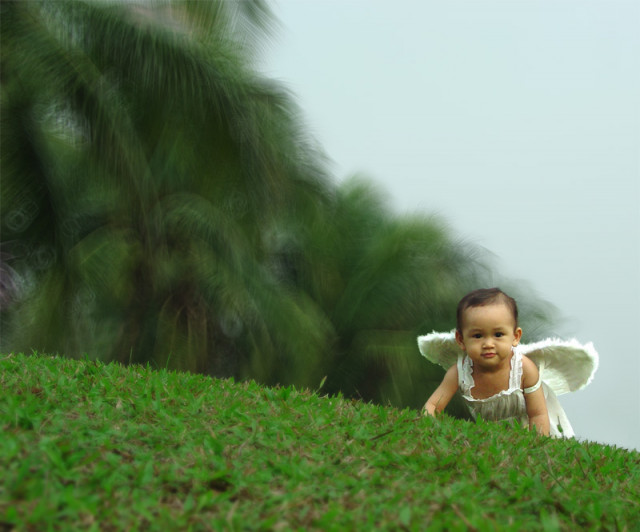 Crawling Baby Cupid