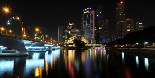 Night at Singapore River