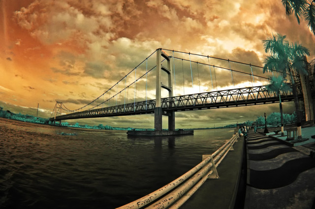 view from tepian timbau