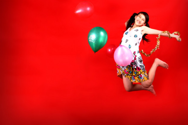 flay with the baloon