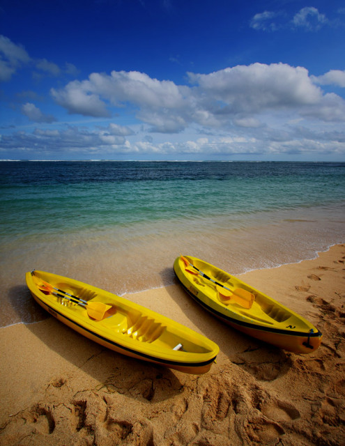 Two Empty Canoes