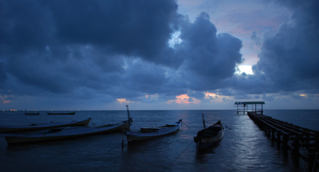 dermaga pantai Kuri Ca'di